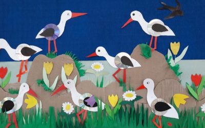 Bocian w kosmicznej odsłonie