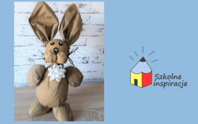 Zajączek wielkanocny ze styropianu