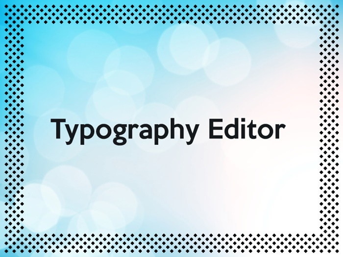 Darmowy program graficzny – Typography Editor