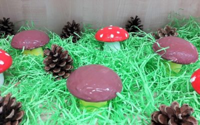 Grzyby – praca plastyczna dla młodszych dzieci
