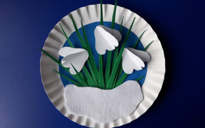 Jak zrobić przebiśniegi z papieru?