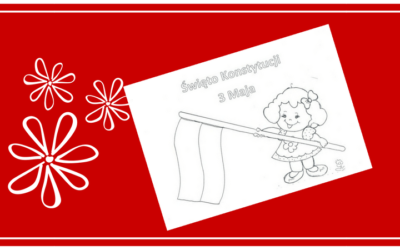 Kolorowanka na 3 Maja
