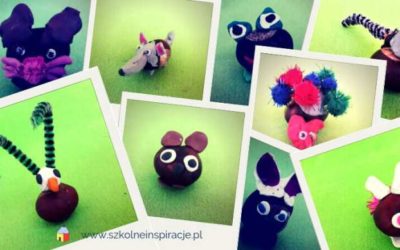 Kasztanowe zwierzątka – jesienne inspiracje