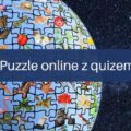 Puzzle online z quizem