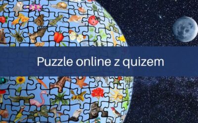 Puzzle online z quizem