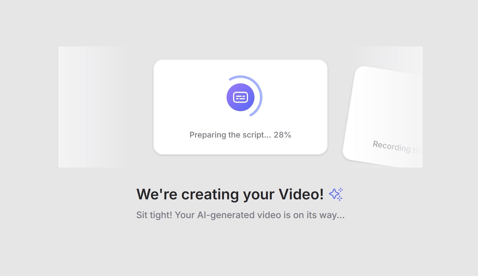 Veed-generowanie filmu