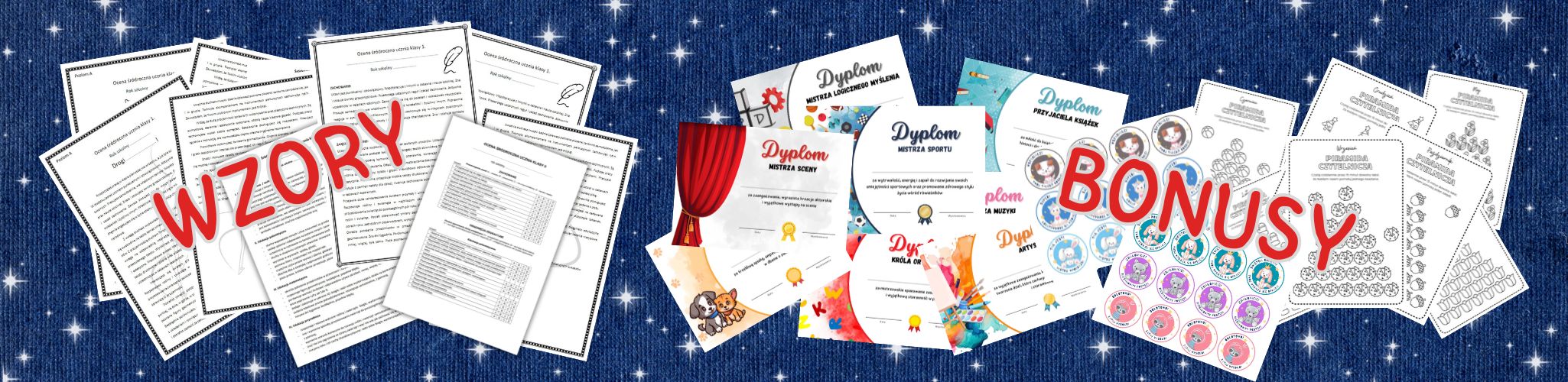 Wzory śródrocznych ocen opisowych i&nbsp;bonusy