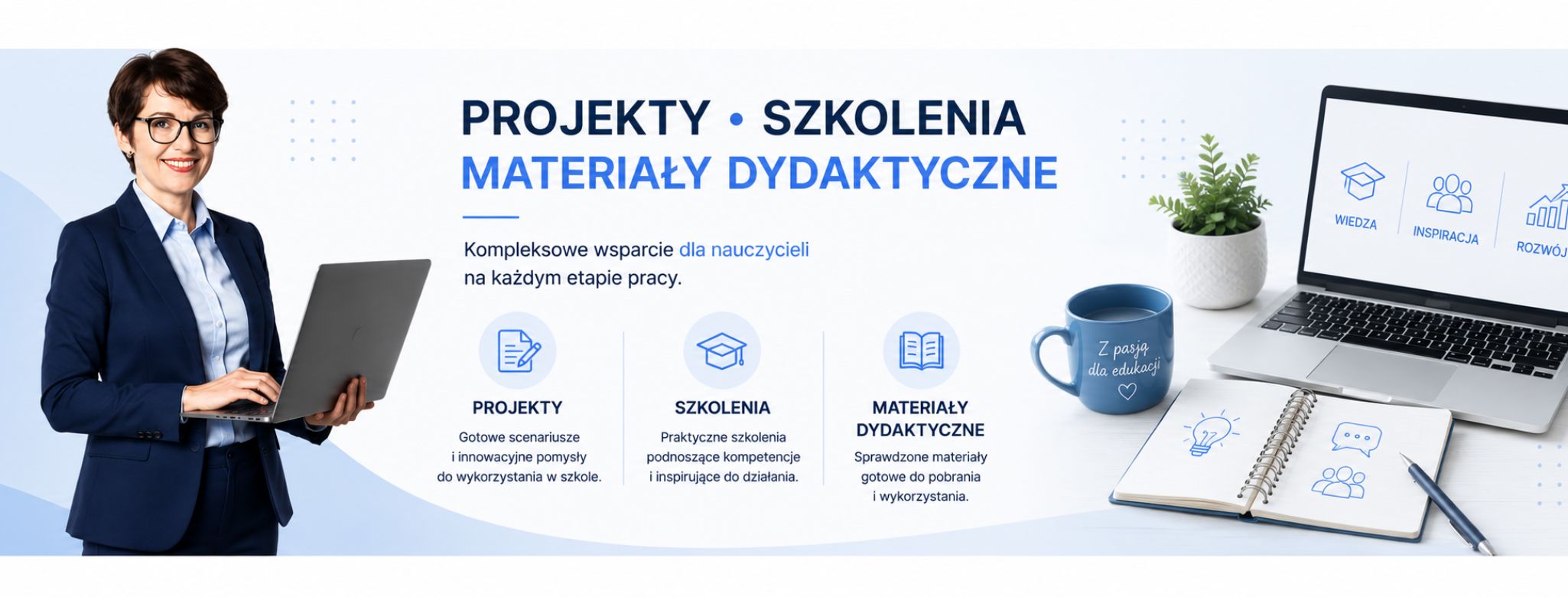 Projekty, kursy materiały dydaktyczne dla nauczycieli