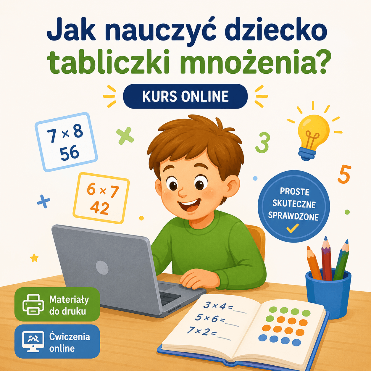 Tabliczka mnożenia - kurs